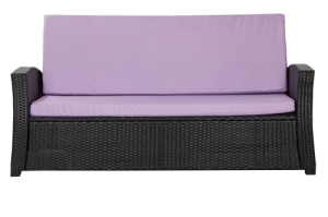 CUSCINI PER DIVANO DA GIARDINO 2-3 POSTI SLIM Viola