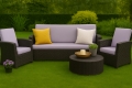 CUSCINI PER DIVANO DA GIARDINO 2-3 POSTI SLIM Viola