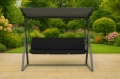 Cuscini per altalene da giardino FLAT: Nero