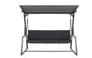 Cuscini per altalene da giardino FLAT: Nero