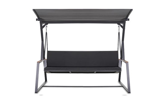 Cuscini per altalene da giardino FLAT: Nero