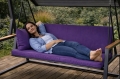 Cuscini per altalene da giardino FLAT: Viola
