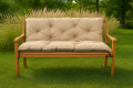 CUSCINO PER PANCA DA GIARDINO ESTERNO  BEIGE