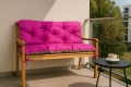 CUSCINO PER PANCA DA GIARDINO ESTERNO ROSA