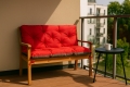 CUSCINO PER PANCA DA GIARDINO ESTERNO ROSSO
