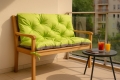 CUSCINO PER PANCA DA GIARDINO ESTERNO LIME