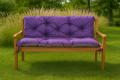 CUSCINO PER PANCA DA GIARDINO ESTERNO VIOLA