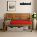 Cuscino per panca da giardino Rosso Flat 