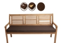 Cuscino per panca da giardino Marrone Flat