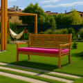 Cuscino per panca da giardino Rosa Flat
