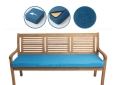 Cuscino per panca da giardino Blu Flat  