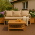 Cuscino per giardino swing mix : Beige