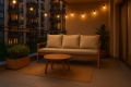 Cuscino per giardino swing mix : Beige