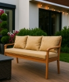 Cuscino per giardino swing mix : Beige