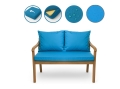 Cuscino per giardino swing mix : Blu