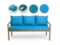 Cuscino per giardino swing mix : Blu