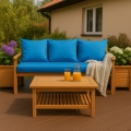 Cuscino per giardino swing mix : Blu