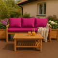 Cuscino per giardino swing mix : Rosa