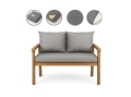 Cuscino per giardino swing mix : Grigio