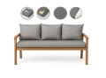 Cuscino per giardino swing mix : Grigio