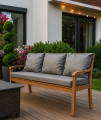 Cuscino per giardino swing mix : Grigio