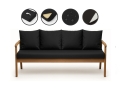 Cuscino per giardino swing mix : Nero