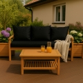 Cuscino per giardino swing mix : Nero