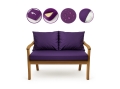 Cuscino per giardino swing mix : Viola