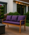 Cuscino per giardino swing mix : Viola