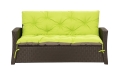 Sofakissen  rattan:  Limette