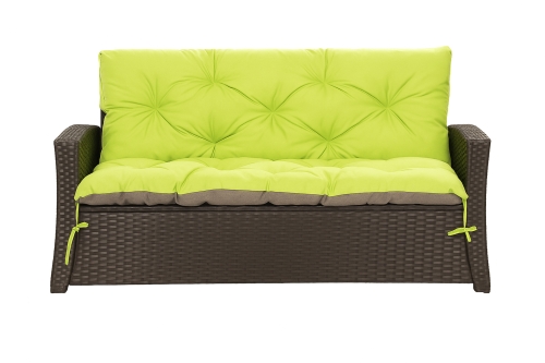 Sofakissen  rattan:  Limette