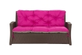 Sofakissen  rattan:  Rosa