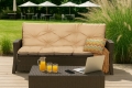 Sofakissen  rattan:  Beige