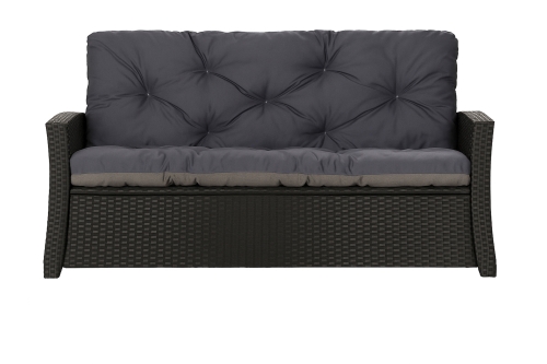 Sofakissen  rattan:  Marineblau