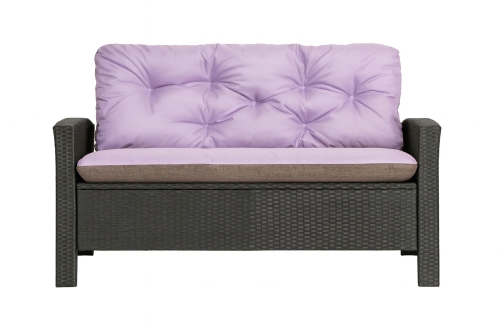 Sofakissen  rattan: Violett 2