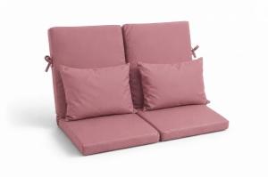 Poduszka na huśtawkę ogrodową 3-osobową Svanga różowa