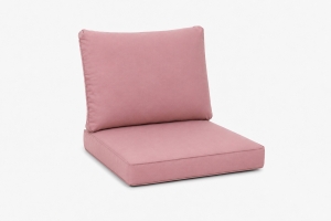 Poduszka na fotel ogrodowy technorattan Pastel : Pudrowy róż