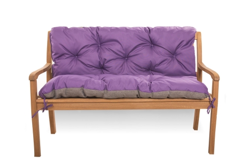 CUSHION FOR A TWO-THREE-SEAT GARDEN BENCH Violet