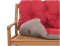 CUSHION FOR A TWO-THREE-SEAT GARDEN BENCH Red