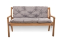 CUSHION FOR A TWO-THREE-SEAT GARDEN BENCH Grey