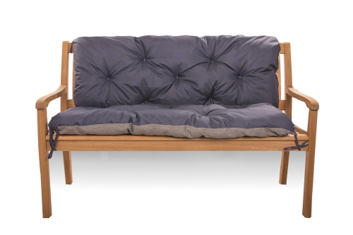 CUSHION FOR A TWO-THREE-SEAT GARDEN BENCHt Navy Blue