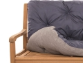 CUSHION FOR A TWO-THREE-SEAT GARDEN BENCHt Navy Blue