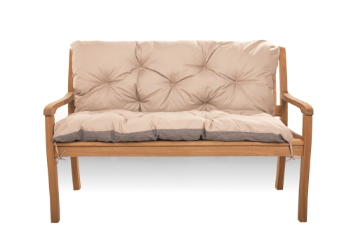 CUSHION FOR A TWO-THREE-SEAT GARDEN BENCH  Beige