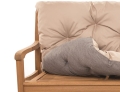 CUSHION FOR A TWO-THREE-SEAT GARDEN BENCH  Beige