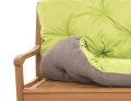 CUSHION FOR A TWO-THREE-SEAT GARDEN BENCH Lemon
