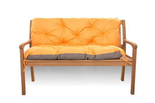 CUSHION FOR A TWO-THREE-SEAT GARDEN BENCH Orange