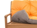 CUSHION FOR A TWO-THREE-SEAT GARDEN BENCH Orange