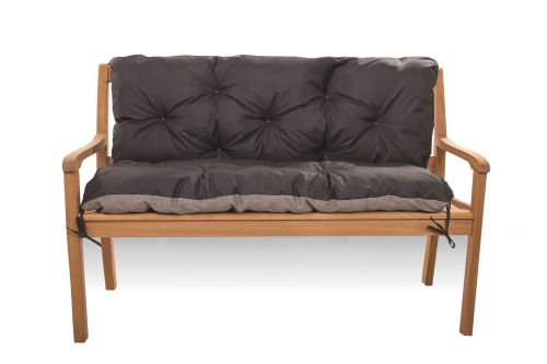 CUSHION FOR A TWO-THREE-SEAT GARDEN BENCH Black