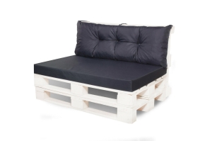 Coussins de palette Mix: noir