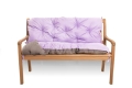 CUSHION FOR A TWO-THREE-SEAT GARDEN BENCH Purple